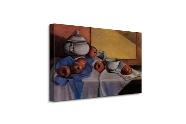 Blue Drape and Apples